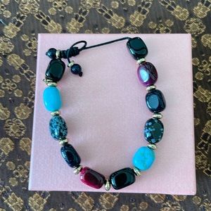 Lola rose real gemstones bracelet size medium/large Morracan mix